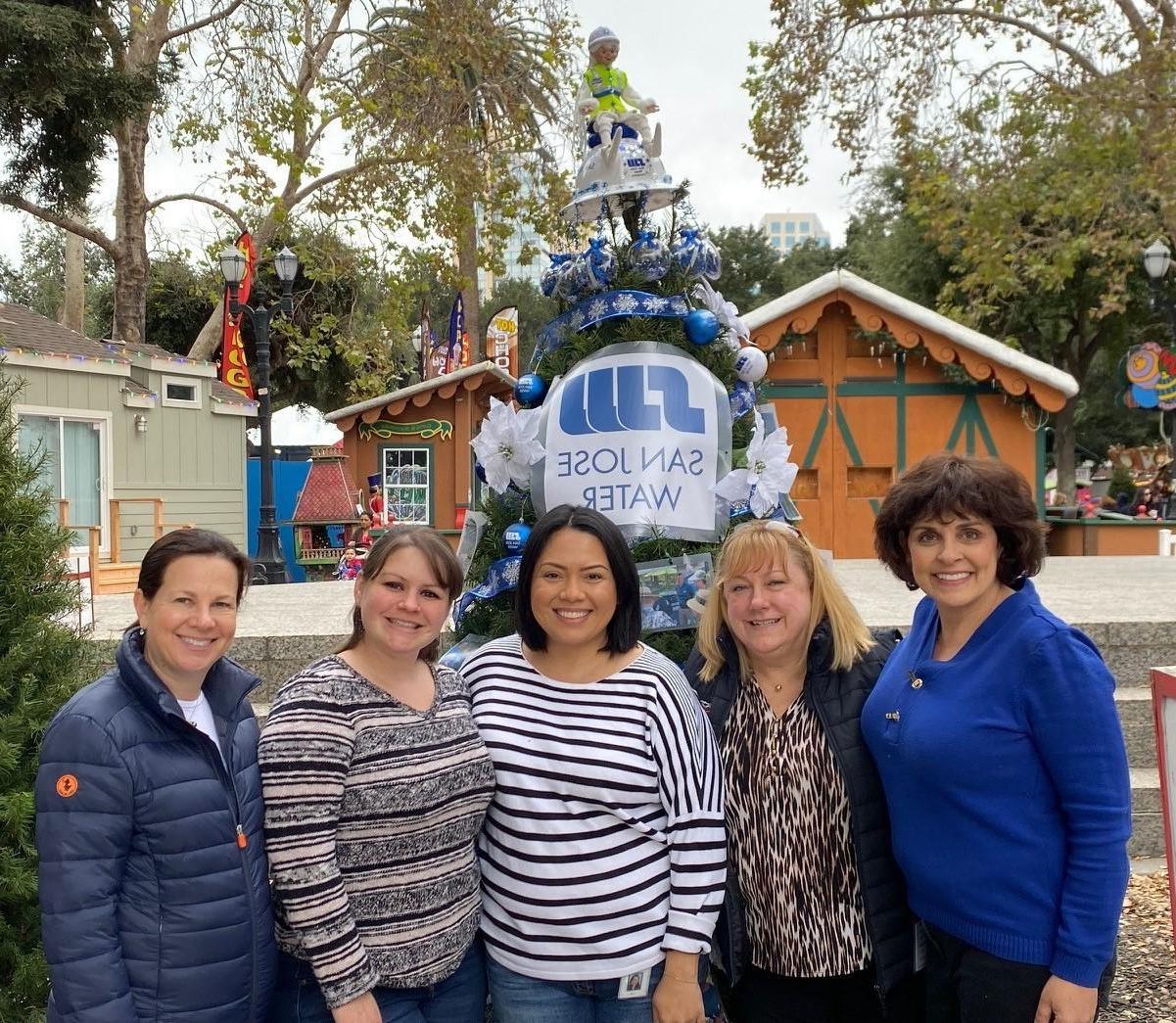 SJW Staff at Christmas at the Park